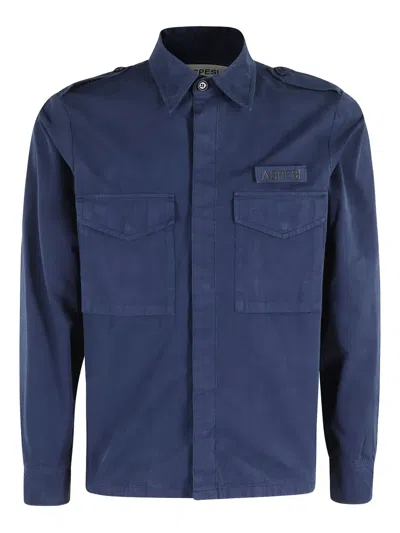 Aspesi Field Jacket With Pointed Collar