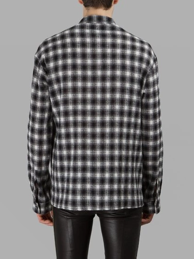 Shop Haider Ackermann Black/white Checked Shirt