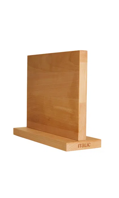 Italic European Beech Wood Magnetic Knife Block