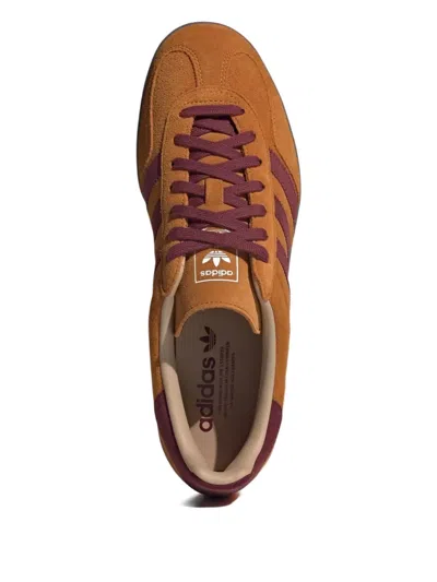 Adidas Originals Gazelle Indoor Sneakers In Orange