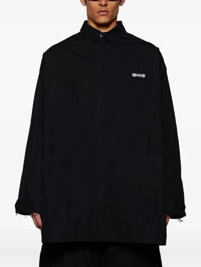 032c Black Intermission Cargo Overshirt