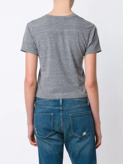Amo Cropped T-shirt In Gray