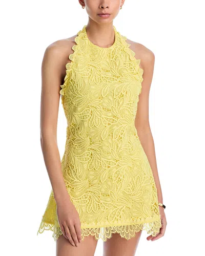 Waimari Canaria Mini Dress In Yellow