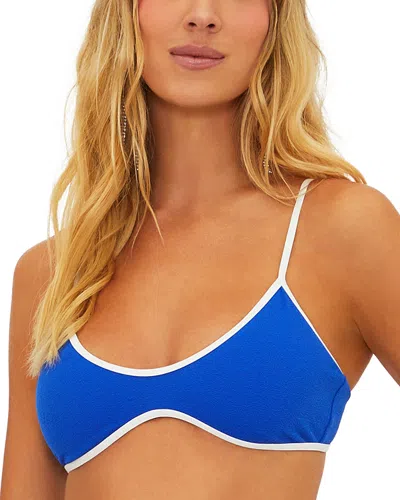 Beach Riot Leona Contrast Binding Bikini Top