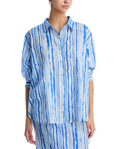 Coniglio Palm Beach Stripe Button Front Shirt