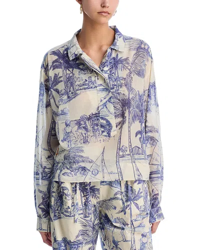 Coniglio Palm Beach Mirasol Long Sleeve Blouse