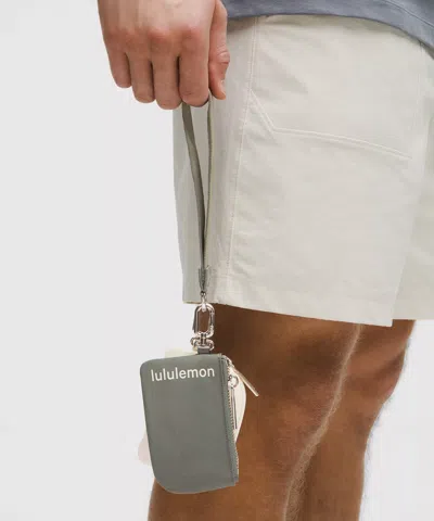 Lululemon - Dual Pouch Wristlet - Green,olive/grey Sage/light Ivory