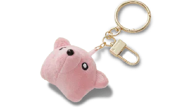 Jibbitz Plush Teddy Face Bag Charm