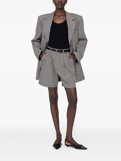 Anine Bing Belt Loop Shorts