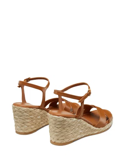 Stuart Weitzman 75mm Dayna Espadrilles In Brown