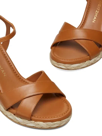 Stuart Weitzman 75mm Dayna Espadrilles In Brown