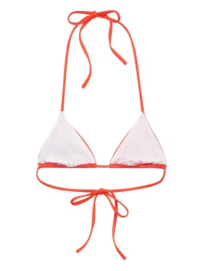 刺绣比基尼上装