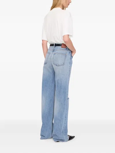 Anine Bing Womens Ivory Ashton Relaxed-fit Cotton-jersey T-shirt Xs In White