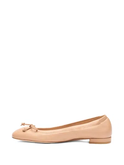 Stuart Weitzman Bria Ballet Flats In Neutral