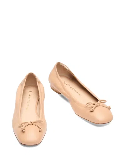 Stuart Weitzman Bria Ballet Flats In Neutral