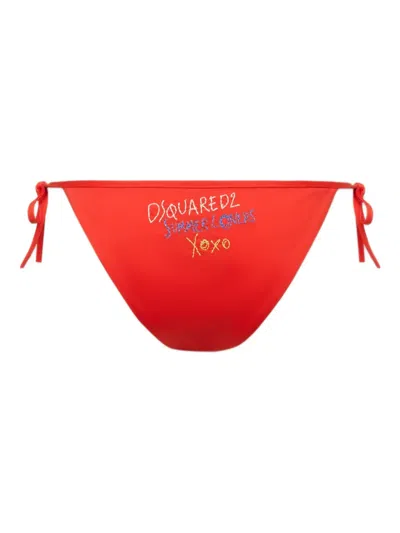 Dsquared2 Embroidered Bikini Briefs