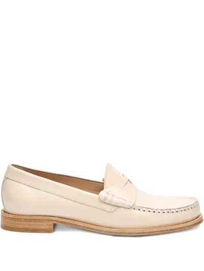 Stuart Weitzman Lottie Loafers In Neutral