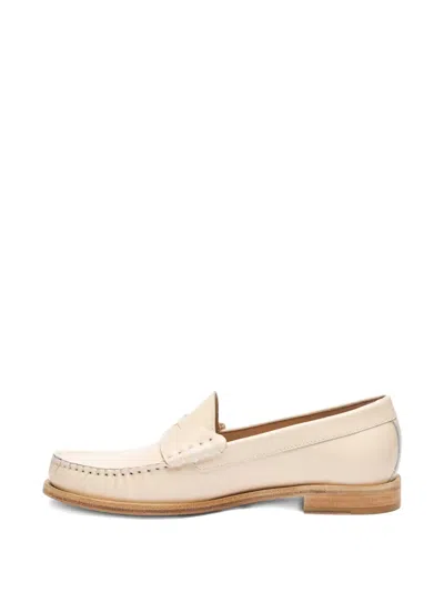Stuart Weitzman Lottie Loafers In Neutral