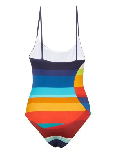 图案印花连体紧身衣