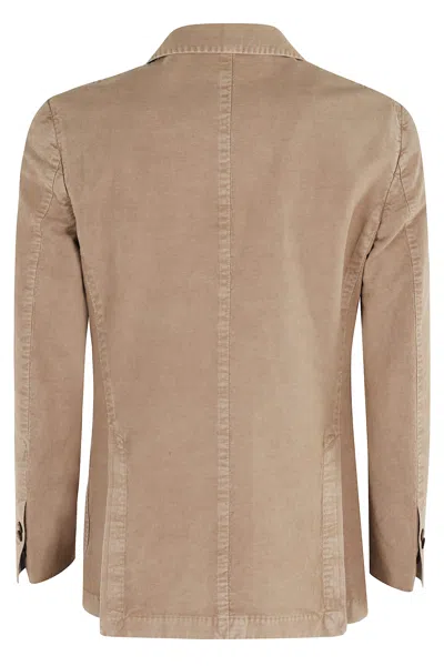 Santaniello Giacca Cotone Icegab Gabardina Doppio Ritorto In Ice Cotton High Twist