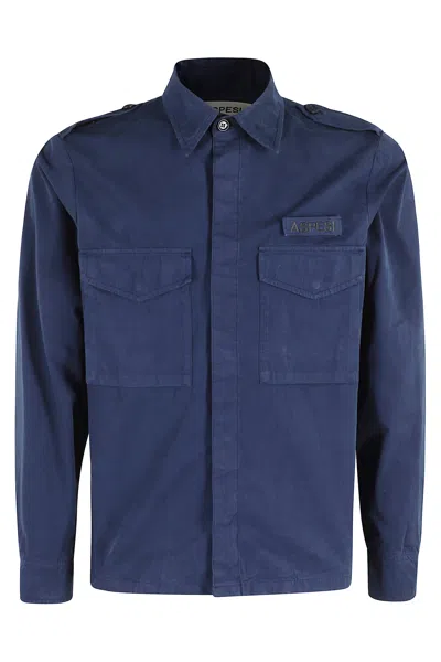 Aspesi Field Jacket With Pointed Collar