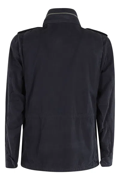 Aspesi Minfield Jacket With Concealed Hood And Adjustable Features