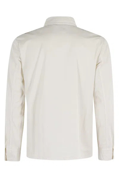 Aspesi Field Jacket With Pointed Collar And Flap Pockets In White