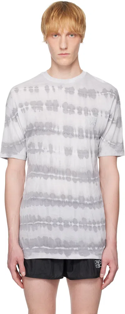 Over Over Gray Easy Collagenic T-shirt In Blue