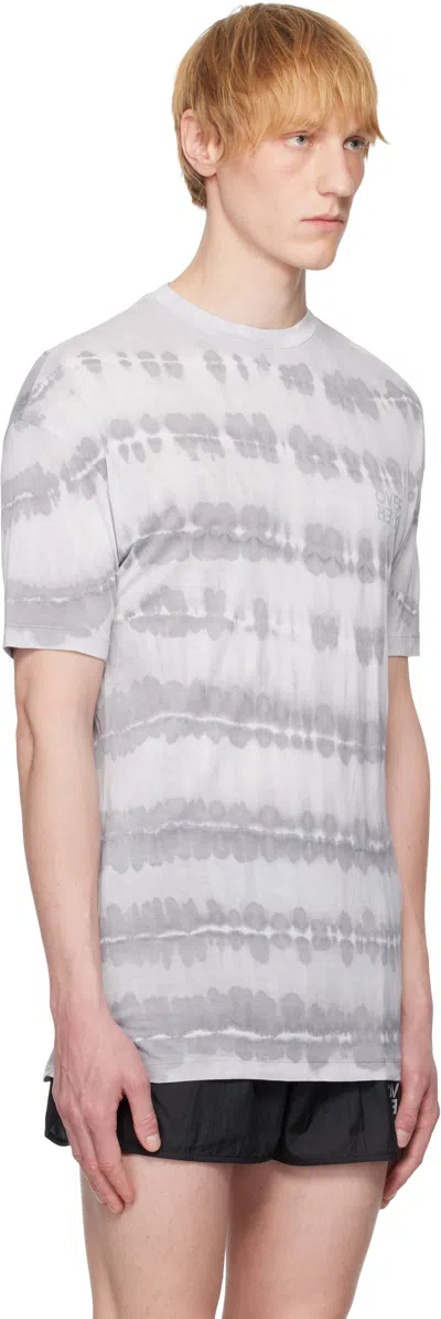 Over Over Gray Easy Collagenic T-shirt In Blue