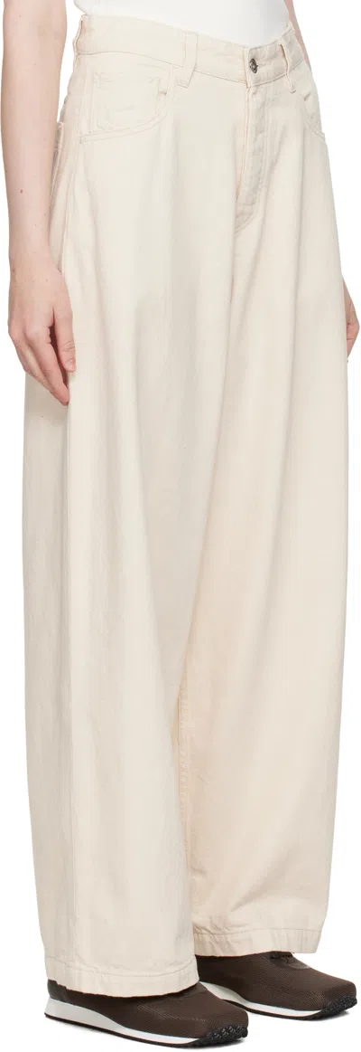 Ymc You Must Create Beige Replacement Jeans