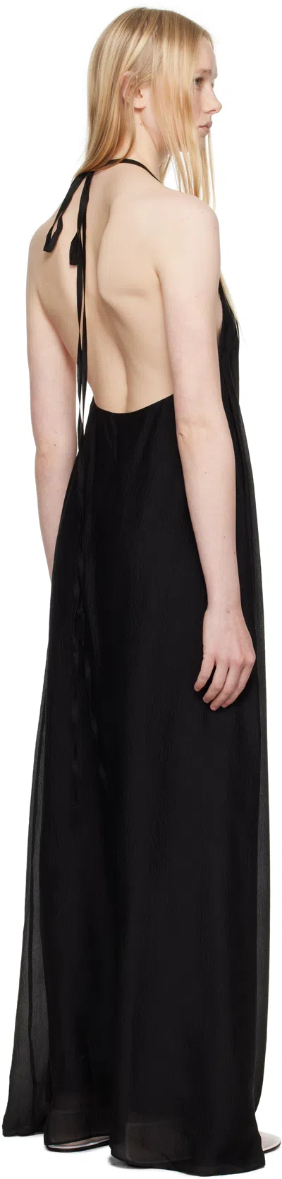 Ruohan Black Lena Maxi Dress