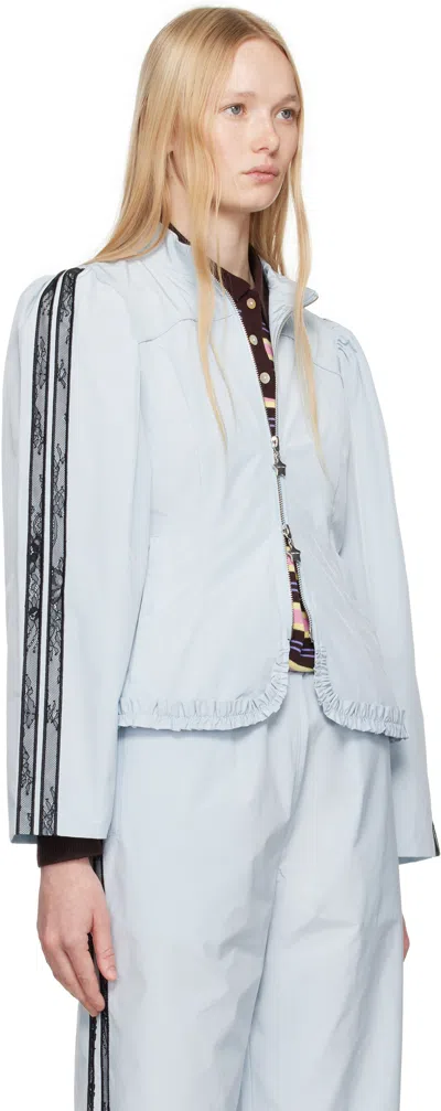 Sandy Liang Blue Eileen Jacket