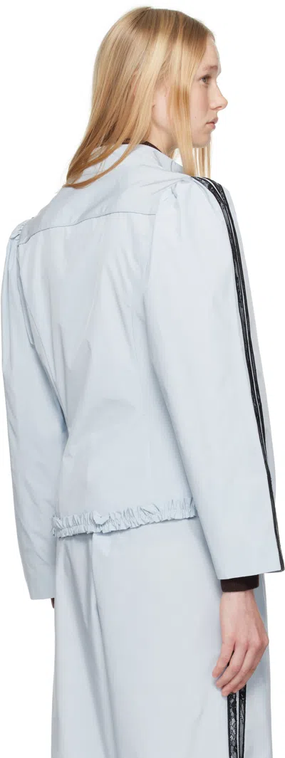 Sandy Liang Blue Eileen Jacket