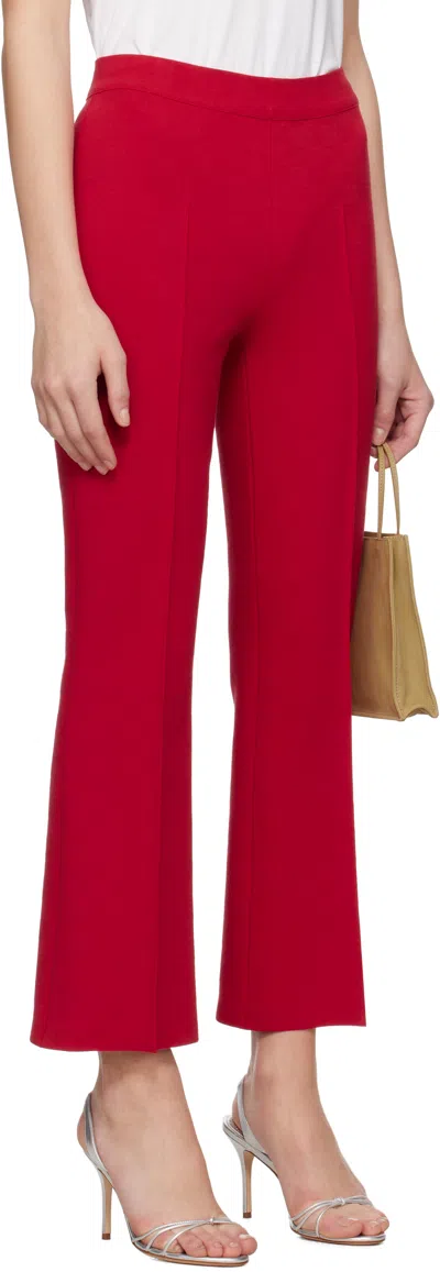 High Sport Exclusive Kick Flared Stretch-cotton Knit Pants