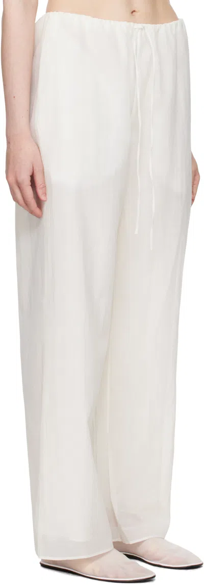 Ruohan White Rae Trousers