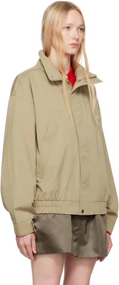 Sandy Liang Beige Papas Jacket In Neutral