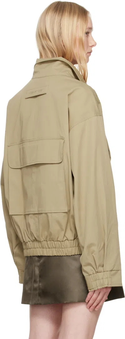 Sandy Liang Beige Papas Jacket In Neutral