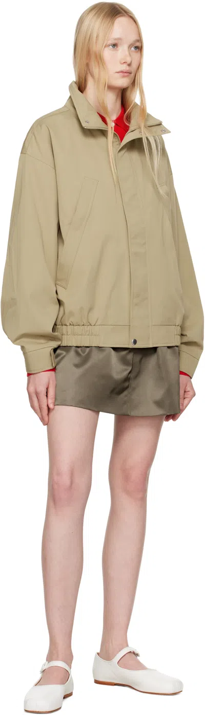 Sandy Liang Beige Papas Jacket In Neutral