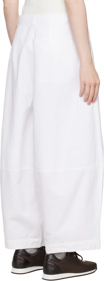 Ymc You Must Create White Deadbeat Trousers