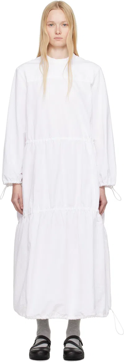 Ymc You Must Create White Carter Maxi Dress