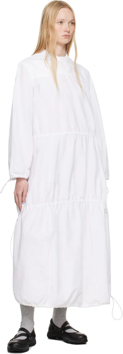 Ymc You Must Create White Carter Maxi Dress