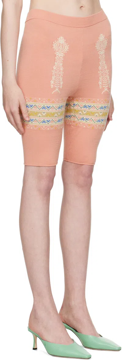 Conner Ives Pink Bike Shorts In Pink