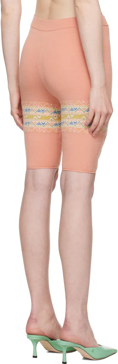 Conner Ives Pink Bike Shorts In Pink