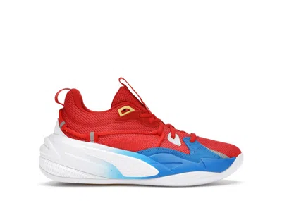 Pre-owned Puma Rsdreamer Super Mario 64 Sneakers In Flame Scarelet Red/electric Blue In Multi