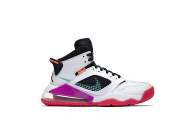 Pre-owned Jordan Mars 270 Hyper Violet Sneakers In White/black/total Orange