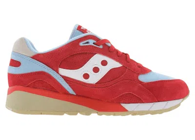 Pre-owned Saucony Men's  Shadow 6000 Pys Apple Sneakers In Red/blue