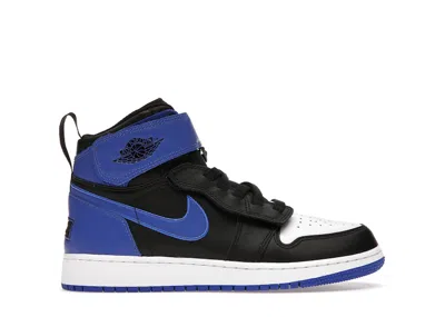 Pre-owned Jordan 1 High Flyease Royal Sneakers In Black/hyper Royal/white In Multi