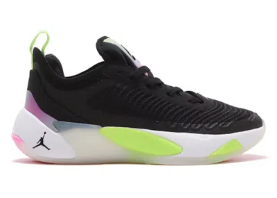 Pre-owned Jordan Luka 1 Sneakers In Black/lime Glow In Multi