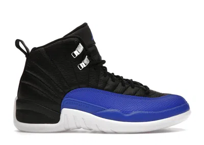 Pre-owned Jordan 12 Retro (women's) Sneakers In Black/hyper Royal/metallic Silver