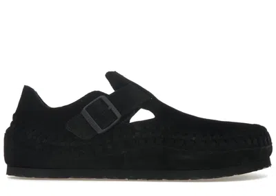 Pre-owned Birkenstock London Braided Kith Sneakers In Black